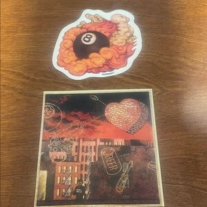 Supreme Martin Wong stickers